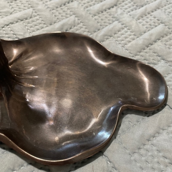 Art Nouveau Maiden Card Tray/Twin Sectioned Fruit Dish 8” - Picture 4 of 15